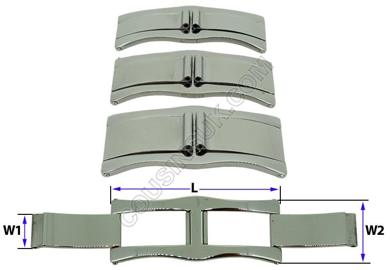 Set of 3 (Butterfly) Clasps