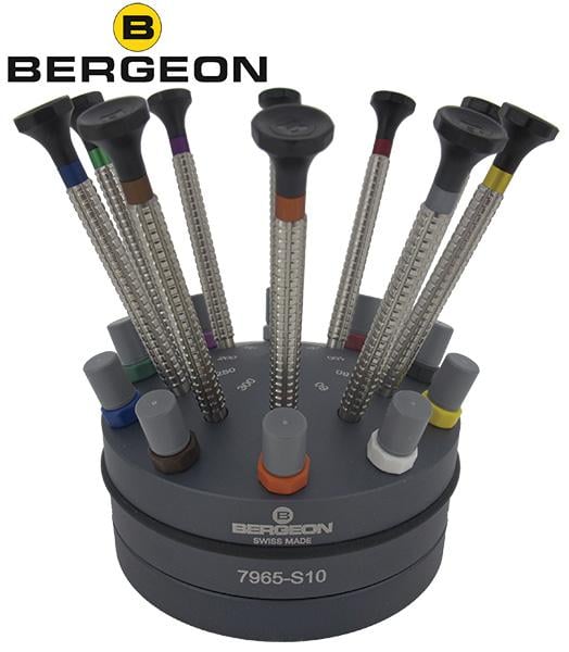 Stainless Steel (10 Pieces, 30 Blades), Bergeon 7965.S10 Dynometric
