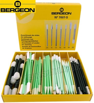 Assorted Cleaning Swabs, Bergeon Swiss
