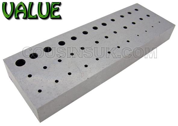 Ø0.50 to 3.75mm Holes (75 x 25 x 10mm)