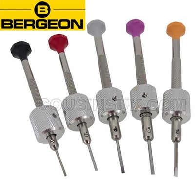 Bergeon Stainless Steel with Drum Barrel (30081-TAM)