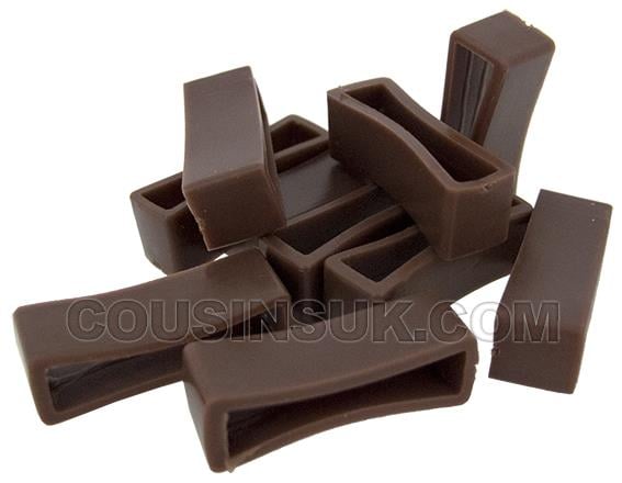 Brown 16mm PVC Strap Keepers