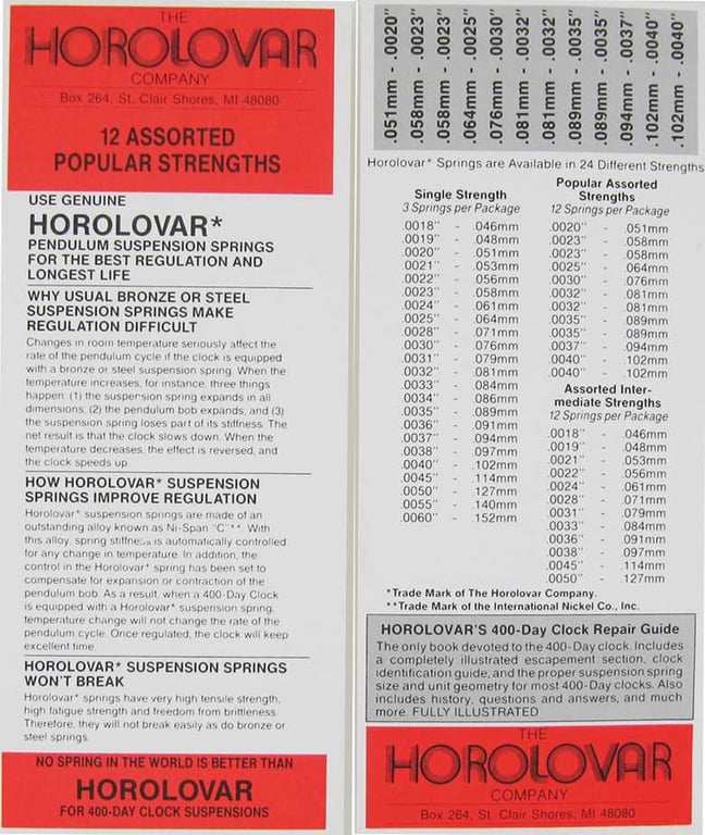 Popular Horolovar Set