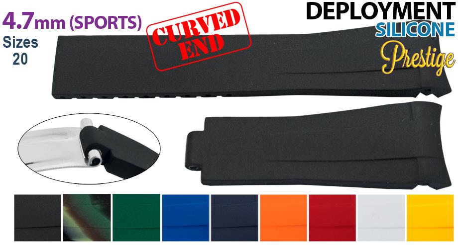 Silicone - Rolex, Omega (Curved Ends)