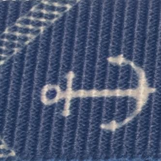 Blue/Anchor Print 18mm