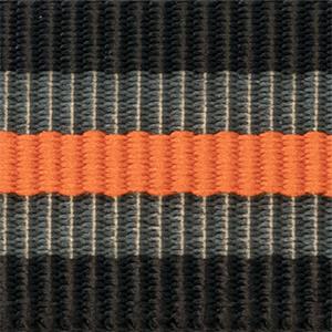 Black/grey/orange 18mm