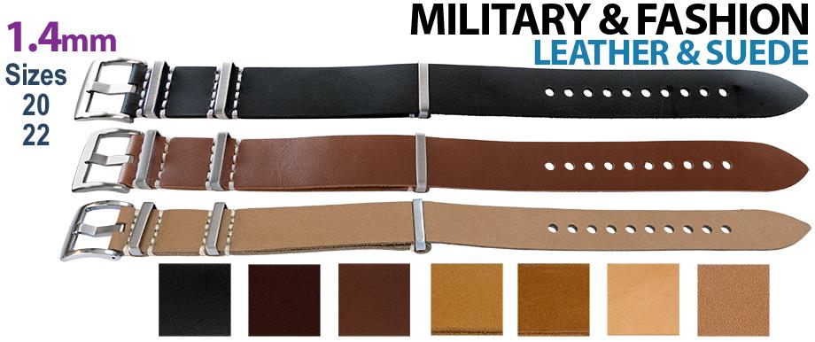 Leather - Smooth, Oil Treated, Superior Buckle