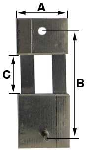 B = 16.0mm (A = 8.0mm & C = 6.0mm)