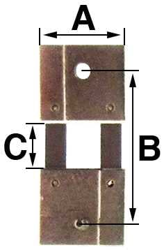 B = 14.0mm (A = 8.0mm & C = 4.0mm)
