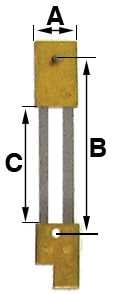 B = 20.0mm (A = 6.0mm & C = 13.0mm)