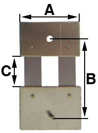 B = 18.0mm (A = 14mm & C = 6.8mm)