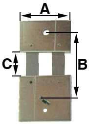 B = 18.5mm (A = 12mm & C = 5.0mm)