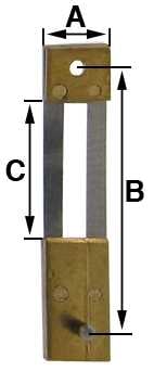 B = 16.0mm (A = 4.0mm & C = 8.5mm)