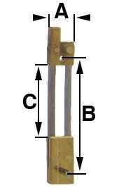 B = 18.5mm (A = 4.0mm & C = 11.5mm)