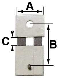 B = 12.0mm (A = 8.0mm & C = 2.3mm) Kieninger