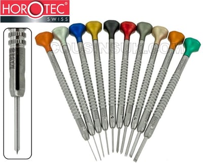 Horotec Stainless Steel, Special Knurled Parallel Blades
