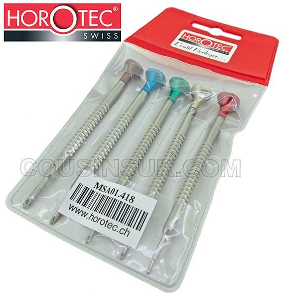 Stainless Steel (5 Pieces), Horotec 01.418, Crosshead