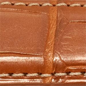 Cognac 24mm (22mm), Off White Stitching