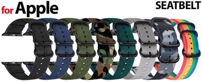 Seatbelt Fabric - Zulu Style, 3 Rings