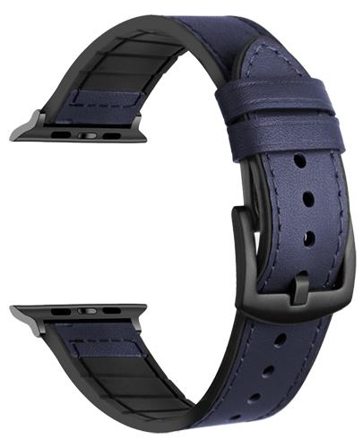 Blue Leather/Silicone (Big)