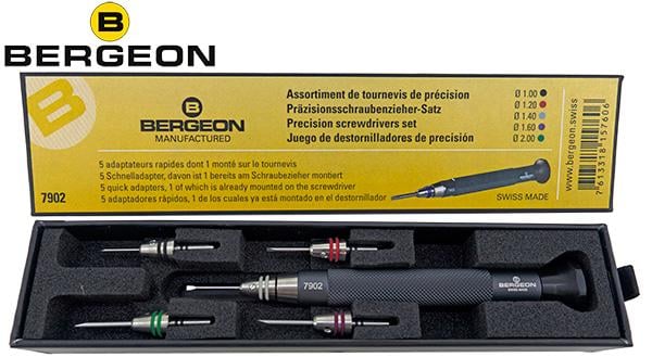 Bergeon Screwdriver Sets, Quick Change Adapter