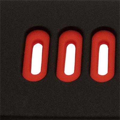 Black/Red 22mm