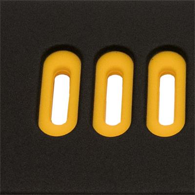 Black/Yellow 22mm