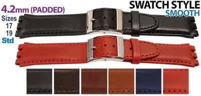 Leather, Smooth Grain (SS Buckles)