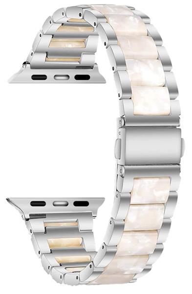 Silver Flashes White (Small)