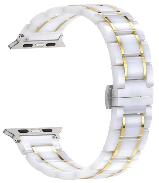 White Ceramic & Gold, (Small)