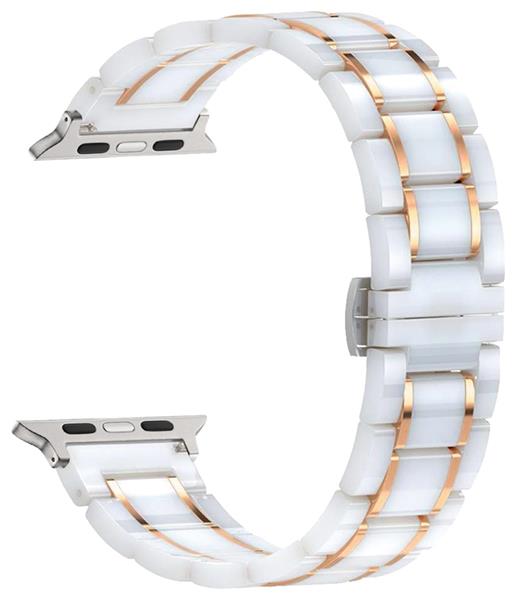 White Ceramic & Rose Gold, (Big)