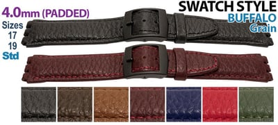 Leather, Buffalo Grain (Round Holes)