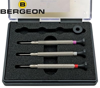 Bergeon Screwdriver Sets, for Rolex Bracelets