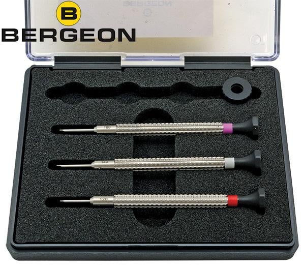 Bergeon Screwdriver Sets, for Rolex Bracelets