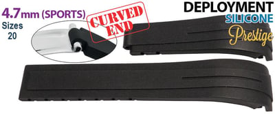Rubber - Rolex, Omega (Curved Ends)