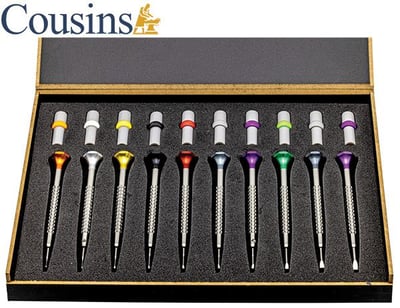 Cousins Swiss Style Sets, Cases