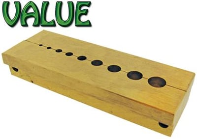 9 Hole, Split, Brass