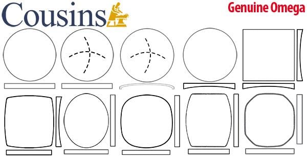 Genuine, Glasses, Sapphire (SA, SB, SL, SN, SV Series)