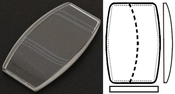 19.70mm x 10.60mm (H2.00mm x T1.30mm) Casio SHN 4008