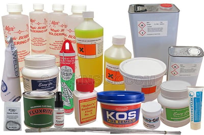Solder, Flux & Insulating Pastes