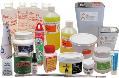 Solder, Flux & Insulating Pastes