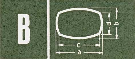 Bale, Flat Bezel (Sternkreuz B)