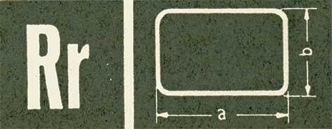 Rect/Sq, Rounded Corners, Flat Bezel (Sternkreuz RR)