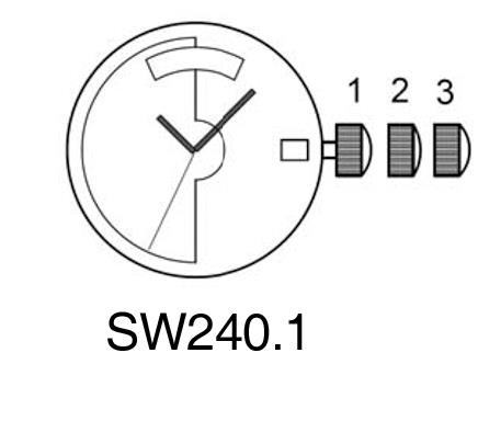 Sellita SW240.1 Movement List