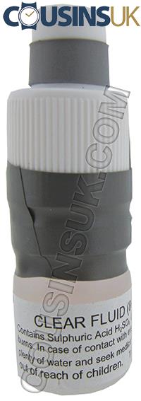 Clear - 8ct to 9ct & High Zinc 9ct Testing Refill Bottle