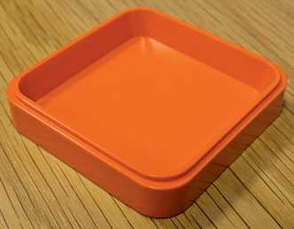 Orange (50mm x 10mm) Tray