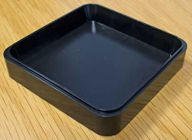 Black (70mm x 13mm) Tray
