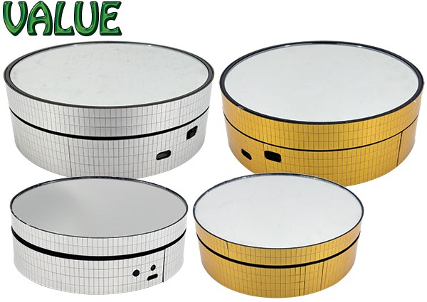 Mirrored Display Turntables