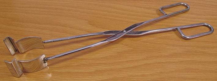 Flask Tongs, Length 400mm