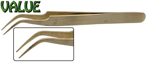 "7A" (Curved, Strong Tips) Tweezers